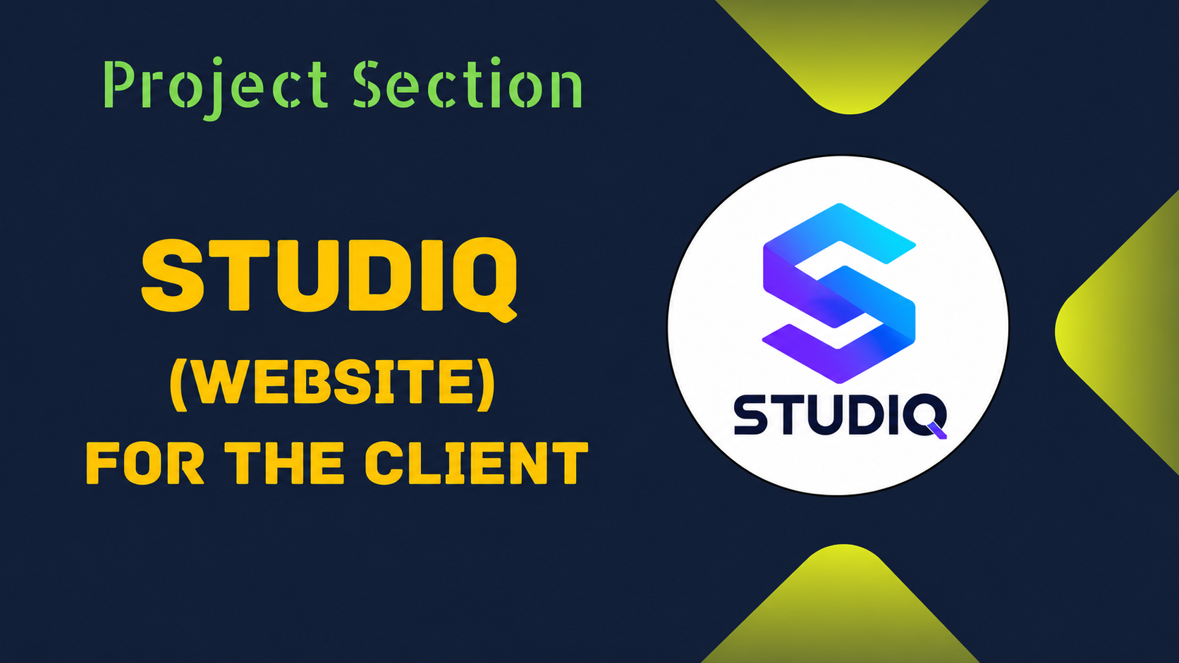 STUDIQ LMS Software Dashboard